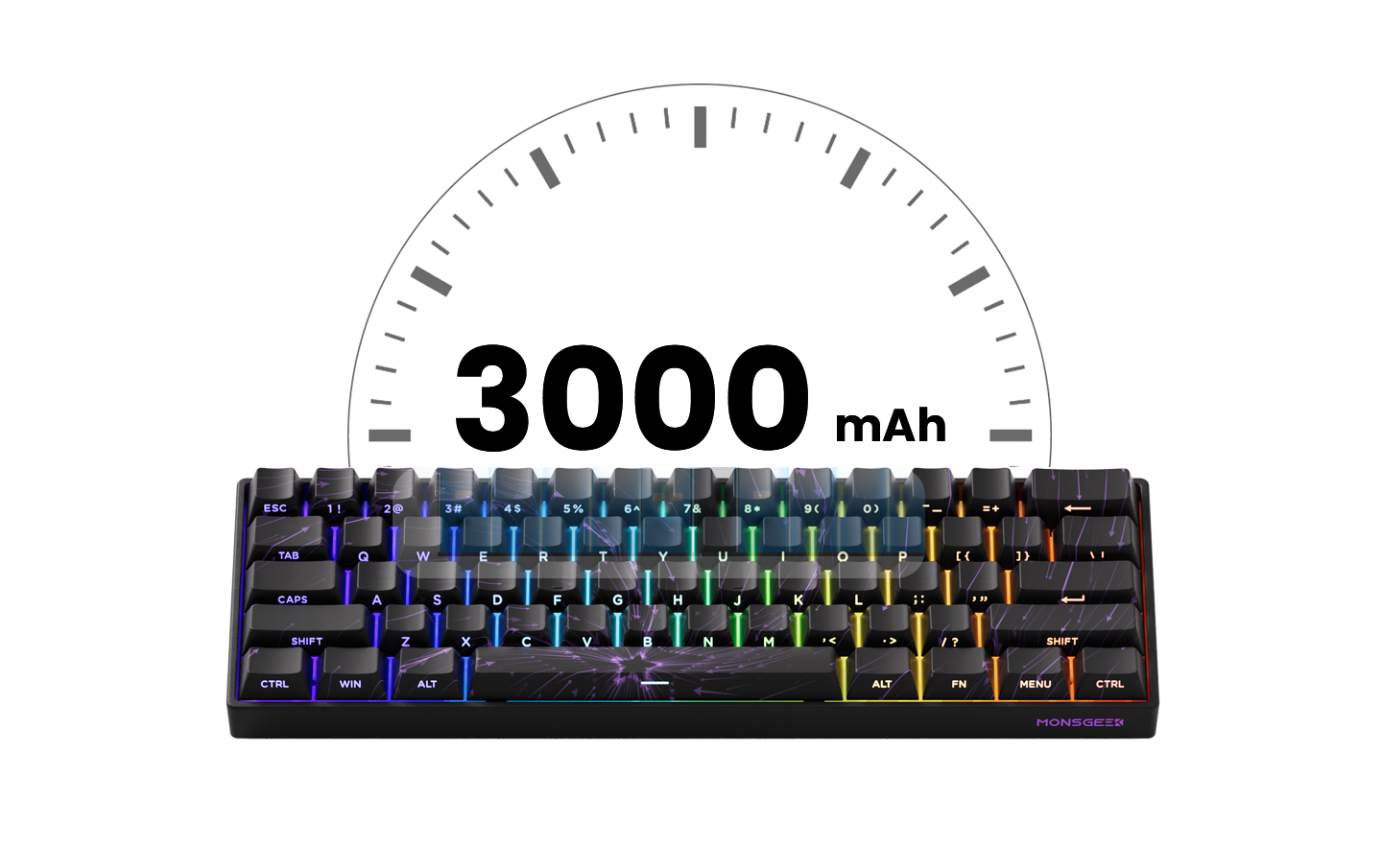 60% Magnetic Switch Gaming Keyboard with Rapid Trigger & 8K ARGB
