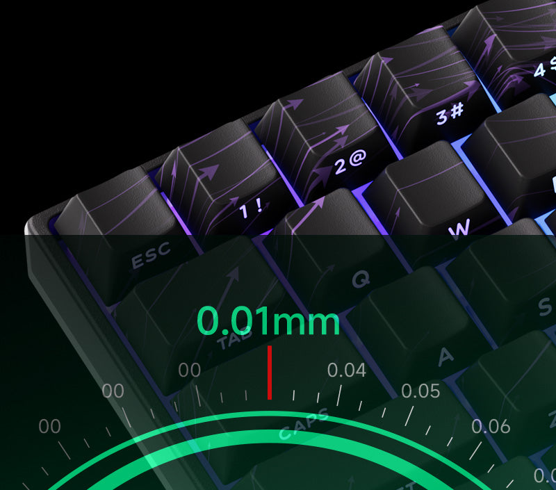 60% Magnetic Switch Gaming Keyboard with Rapid Trigger & 8K ARGB