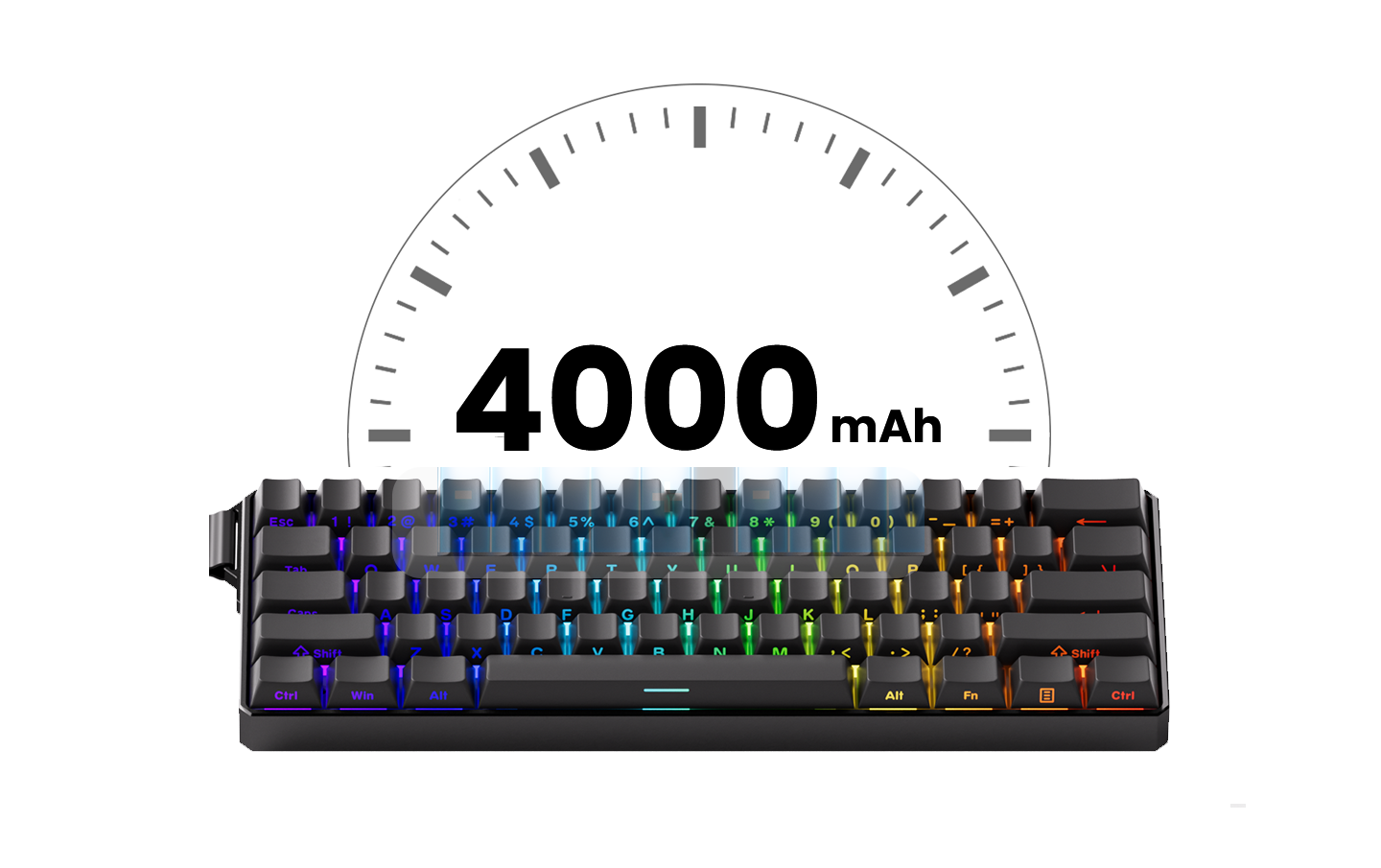60% Magnetic Switch Gaming Keyboard with Rapid Trigger & 8K ARGB