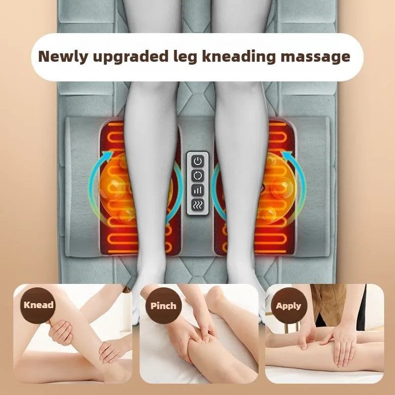 Electric Full Body Massage Mattress – Heating, Airbag & Vibration Massage Cushion
