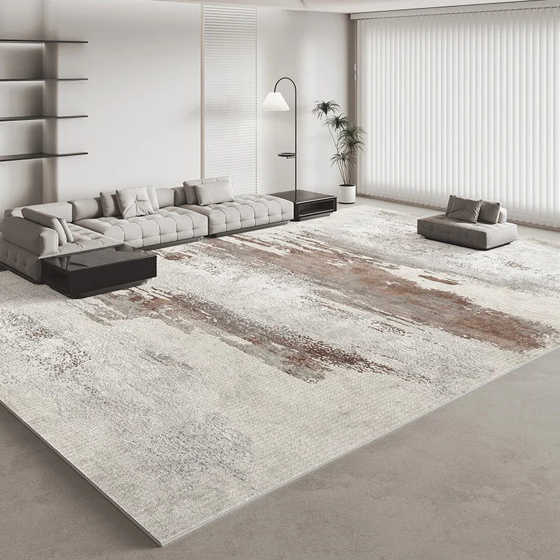 Italian Minimalist Carpets for Living Room Light Luxury Bedroom Decor Plush Carpet Fluffy Soft Large Area Rug Home Cloakroom Mat