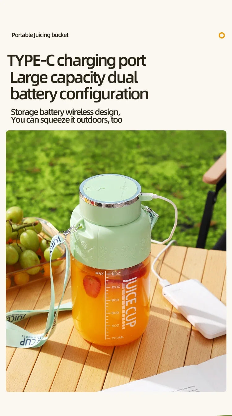Portable Wireless Electric Juicer Cup  Blender