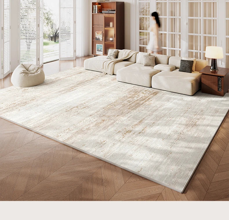 Italian Minimalist Carpets for Living Room Light Luxury Bedroom Decor Plush Carpet Fluffy Soft Large Area Rug Home Cloakroom Mat