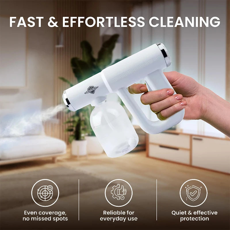 ULV Atomizer & Nano Steam Gun The Original Disinfectant Fogger Machine - Professional Sanitizer Sprayer -