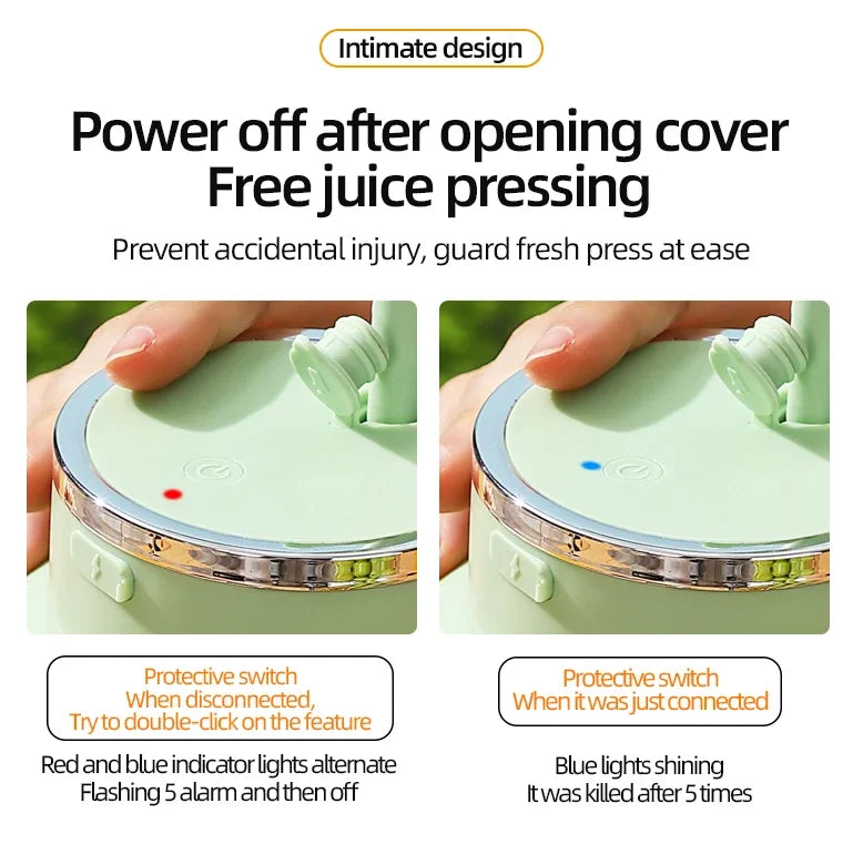 Portable Wireless Electric Juicer Cup  Blender