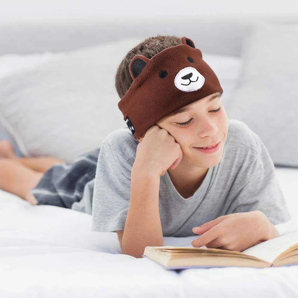 Soft Kids Bluetooth Eye Mask – Comfortable Sleep Headphones