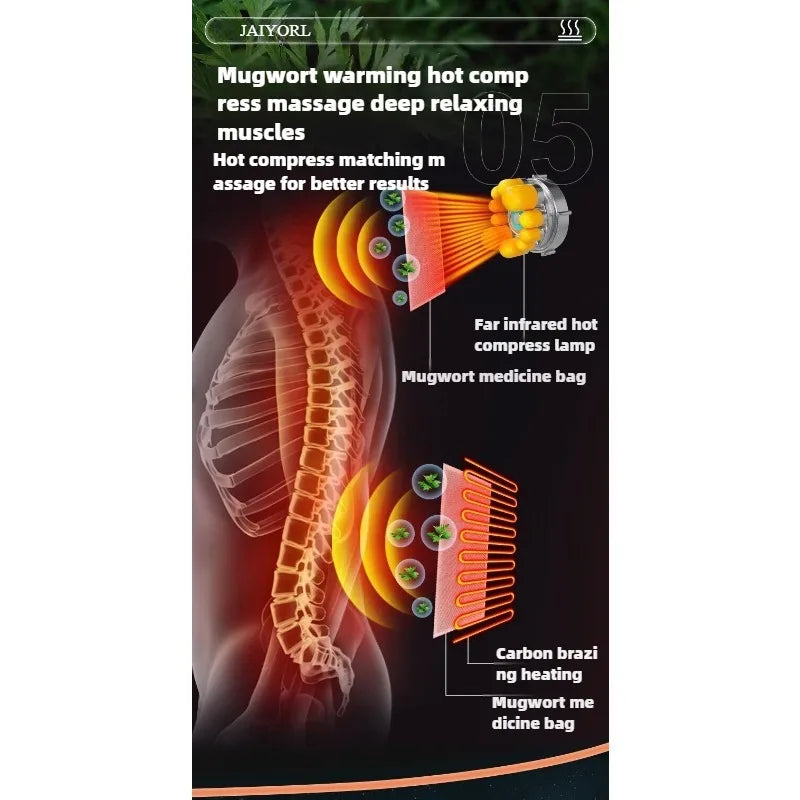 Electric Full Body Massage Mattress – Heating, Airbag & Vibration Massage Cushion
