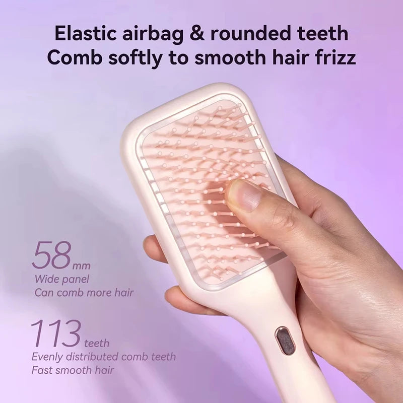 2025 New Vibration Scalp Massage Red Light Guide Comb Hair Growth Care