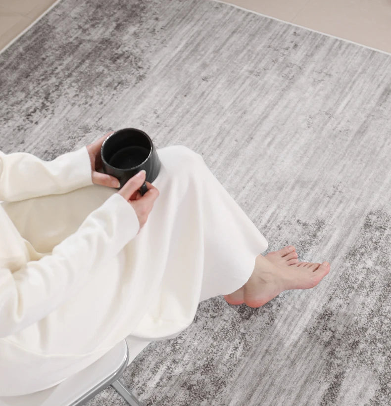 Italian Minimalist Carpets for Living Room Light Luxury Bedroom Decor Plush Carpet Fluffy Soft Large Area Rug Home Cloakroom Mat