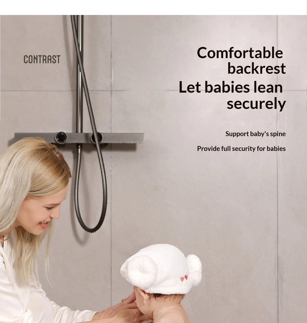 Portable Foldable Baby Bathtub – Non-Slip Space-Saving Bath Tub for Newborns & Toddlers