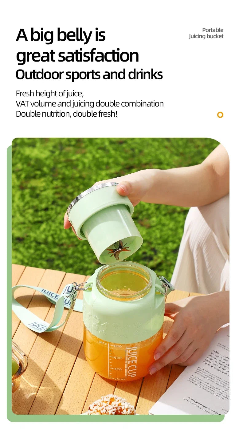 Portable Wireless Electric Juicer Cup  Blender