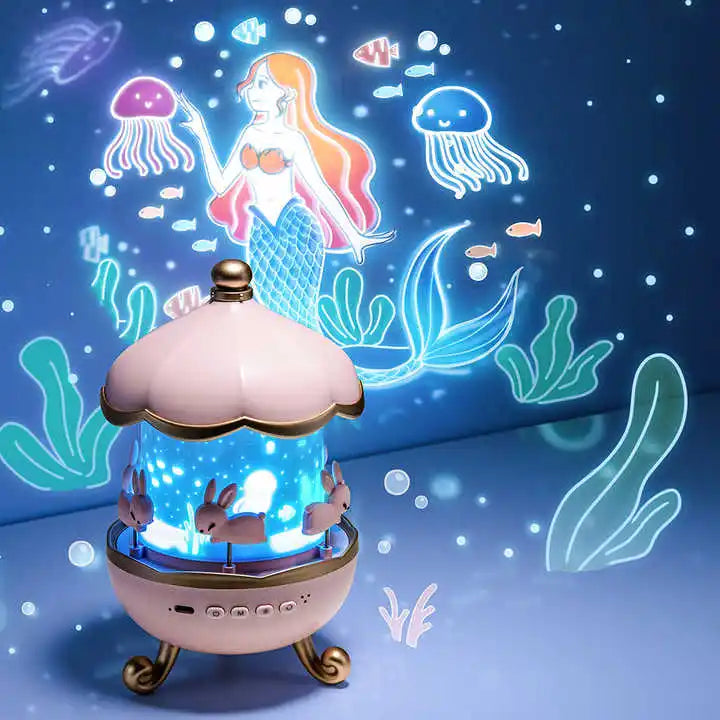Kids Star Projector with 21 Films & Bluetooth Speaker