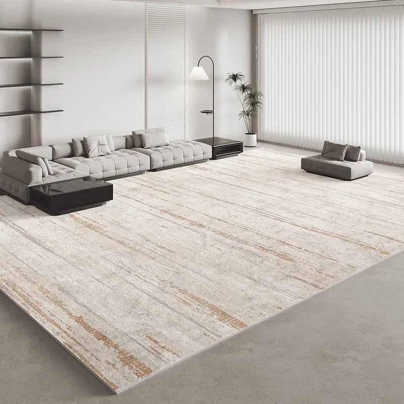 Italian Minimalist Carpets for Living Room Light Luxury Bedroom Decor Plush Carpet Fluffy Soft Large Area Rug Home Cloakroom Mat