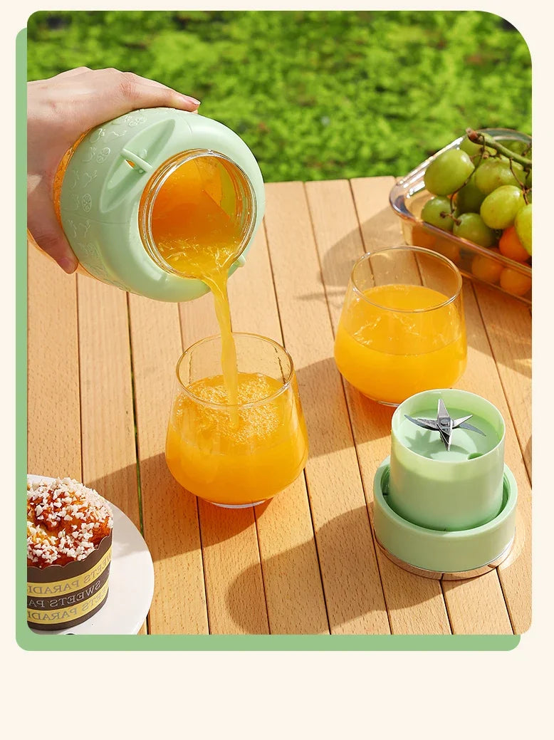 Portable Wireless Electric Juicer Cup  Blender