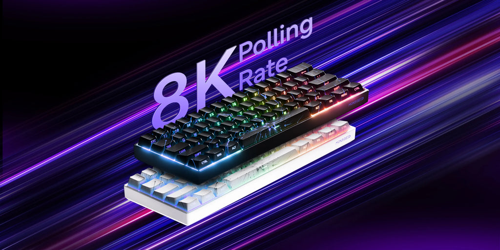 60% Magnetic Switch Gaming Keyboard with Rapid Trigger & 8K ARGB