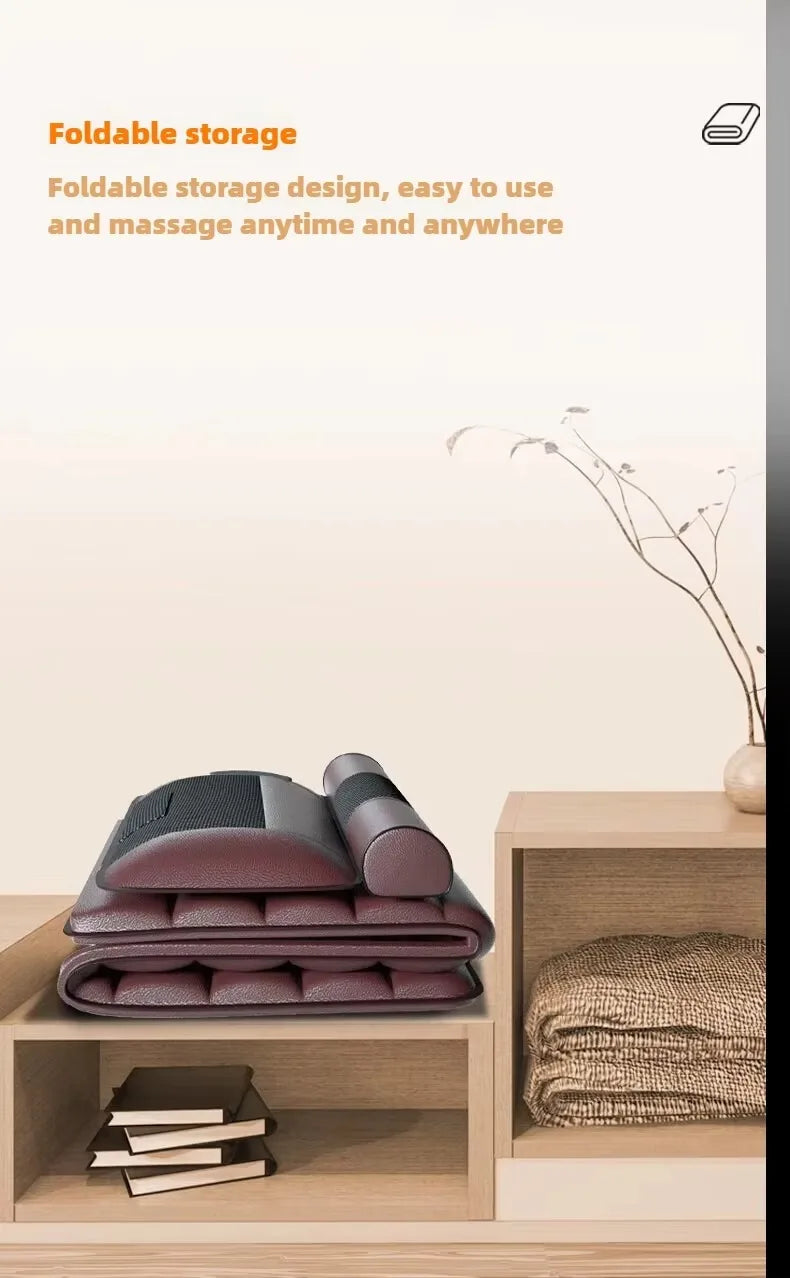 Electric Full Body Massage Mattress – Heating, Airbag & Vibration Massage Cushion