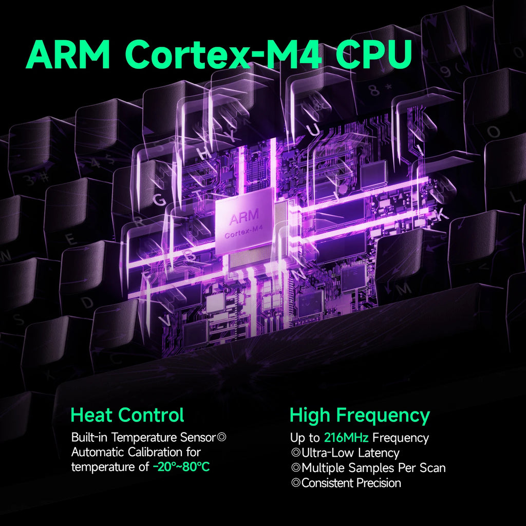 60% Magnetic Switch Gaming Keyboard with Rapid Trigger & 8K ARGB