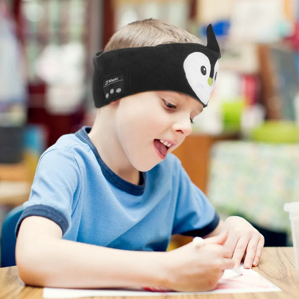 Soft Kids Bluetooth Eye Mask – Comfortable Sleep Headphones