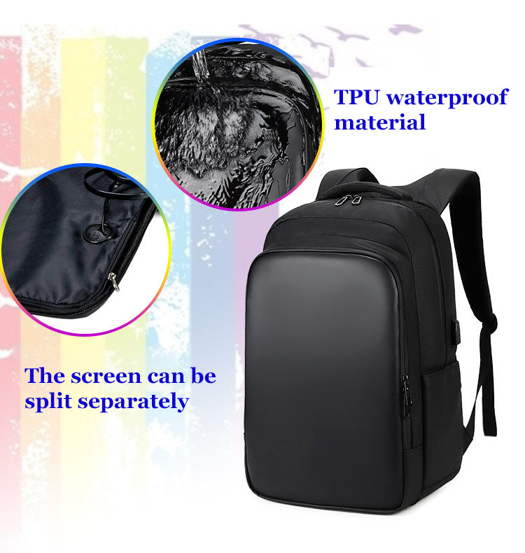 Smart LED Display Laptop Backpack for Travel & School (15.6")