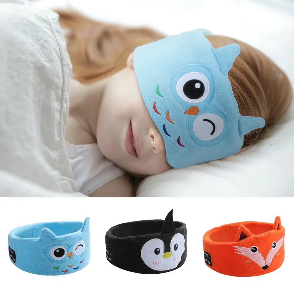 Soft Kids Bluetooth Eye Mask – Comfortable Sleep Headphones