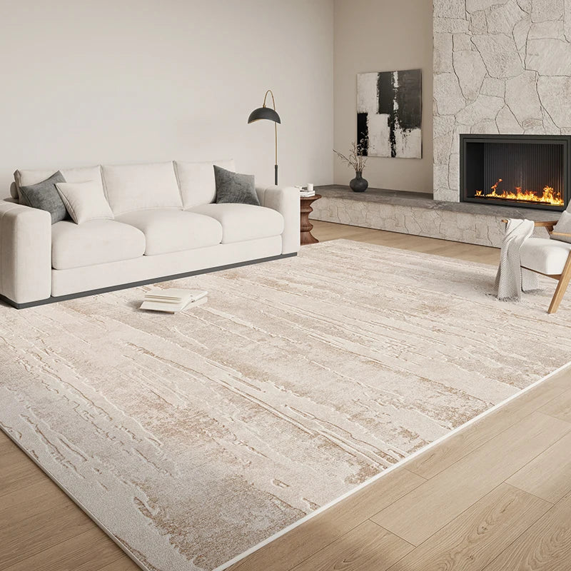 Italian Minimalist Carpets for Living Room Light Luxury Bedroom Decor Plush Carpet Fluffy Soft Large Area Rug Home Cloakroom Mat