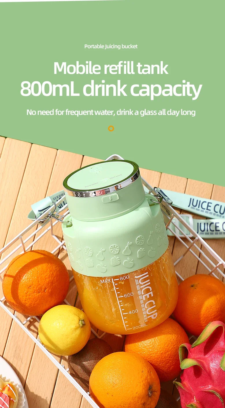Portable Wireless Electric Juicer Cup  Blender