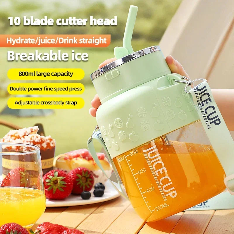 Portable Wireless Electric Juicer Cup  Blender