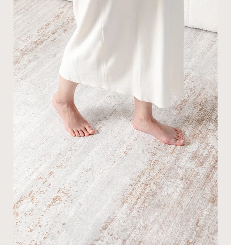 Italian Minimalist Carpets for Living Room Light Luxury Bedroom Decor Plush Carpet Fluffy Soft Large Area Rug Home Cloakroom Mat