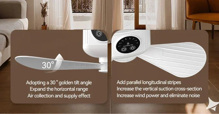 2026 Portable Rechargeable Hanging Ceiling Fan – USB Wireless Fan for Dorm & Camping