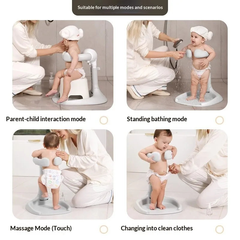 Portable Foldable Baby Bathtub – Non-Slip Space-Saving Bath Tub for Newborns & Toddlers