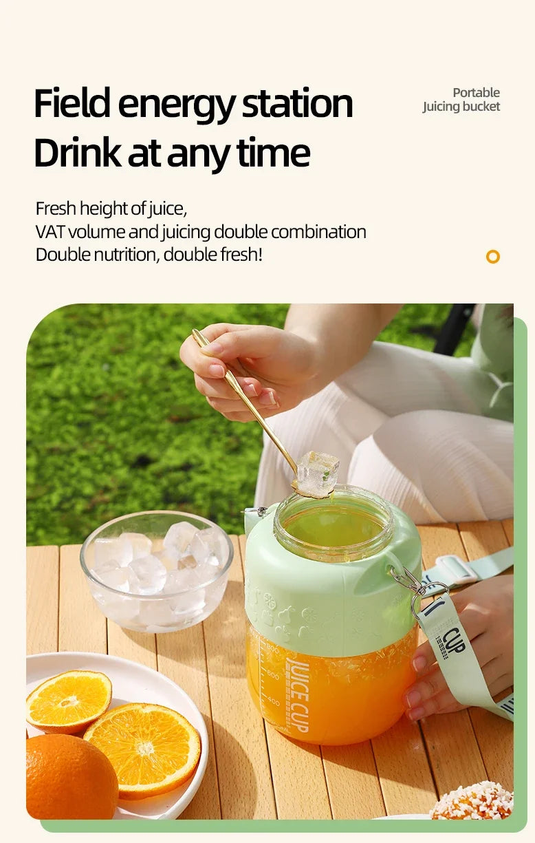 Portable Wireless Electric Juicer Cup  Blender