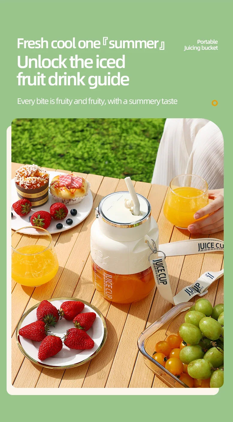 Portable Wireless Electric Juicer Cup  Blender
