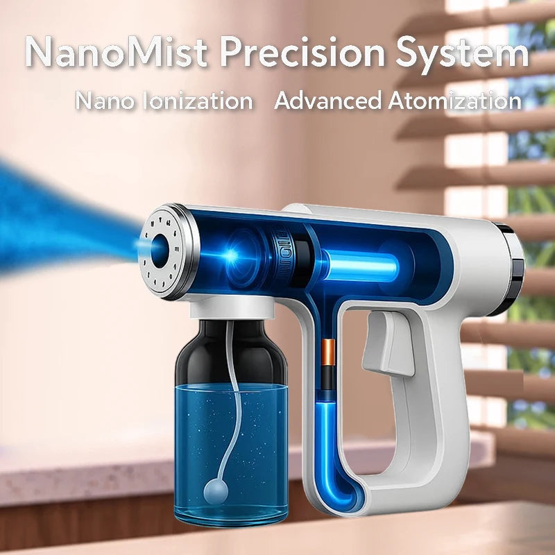 ULV Atomizer & Nano Steam Gun The Original Disinfectant Fogger Machine - Professional Sanitizer Sprayer -