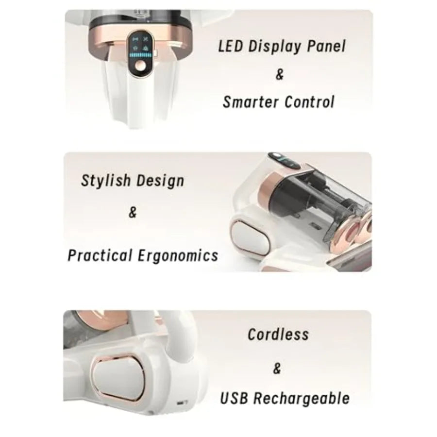 Cordless Vacuum Cleaner for Mattresses and Couches