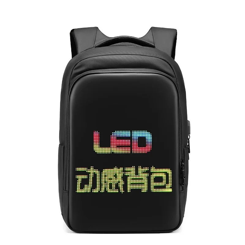 Smart LED Display Laptop Backpack for Travel & School (15.6")