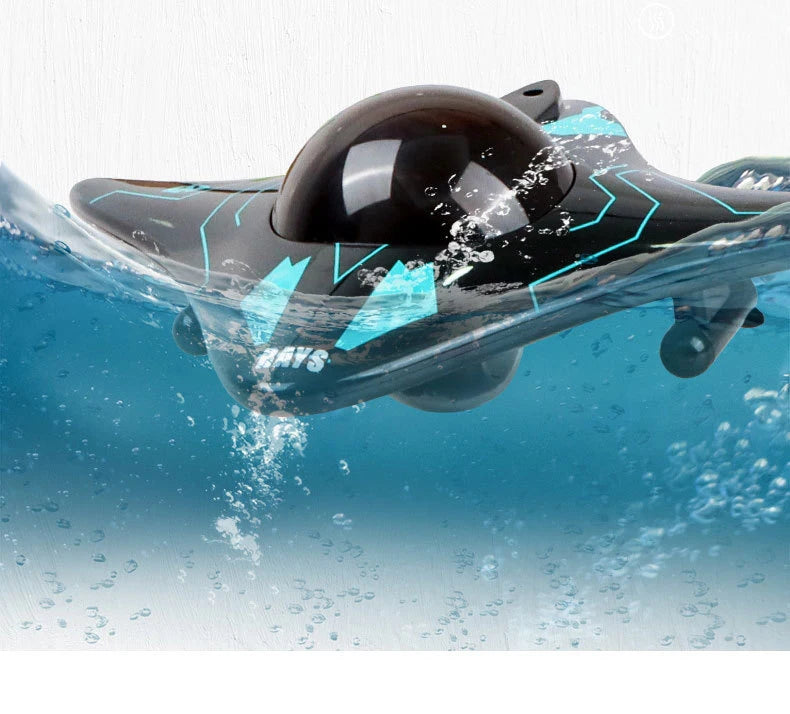 RC Boat Submarine with Camera Underwater 6CH Remote Control Wifi FPV Remote Control Boats Radio Control Toys for Boyts Kid Gifts