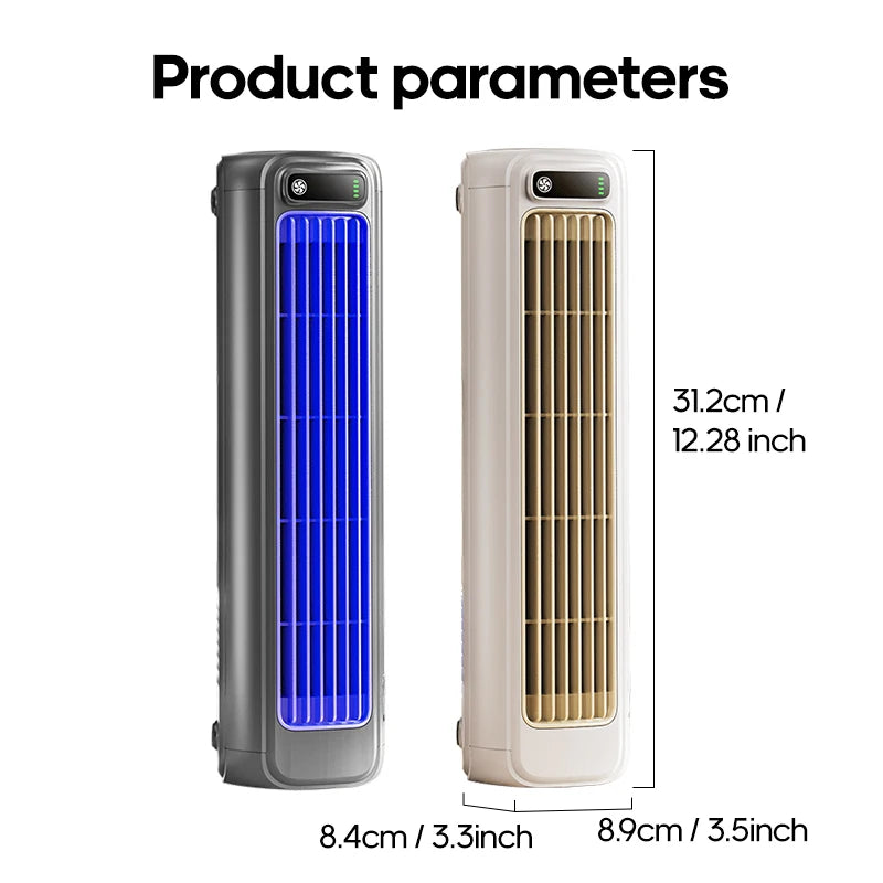 Portable 3-Speed Mini Air Circulator Fan with 2000mAh Battery