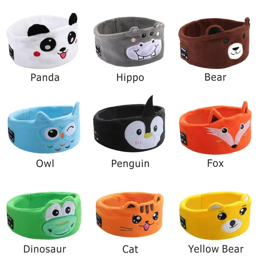 Soft Kids Bluetooth Eye Mask – Comfortable Sleep Headphones