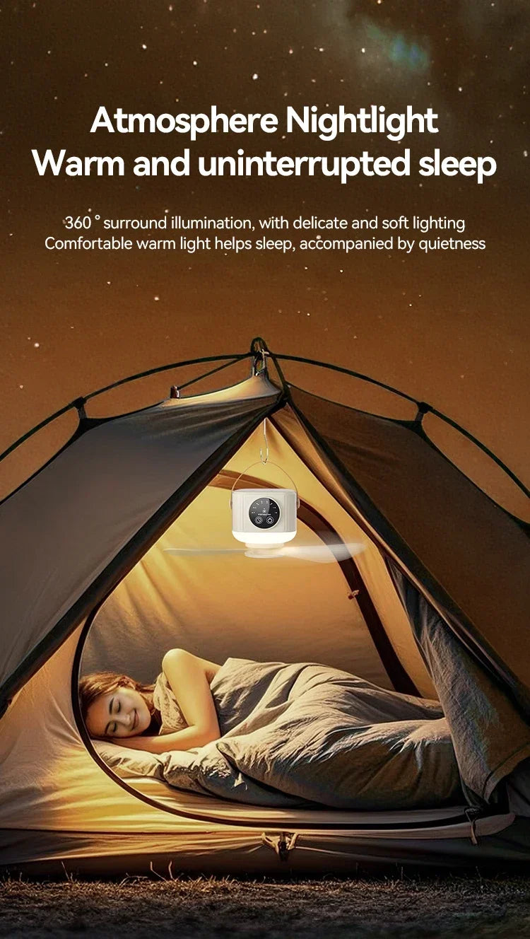 2026 Portable Rechargeable Hanging Ceiling Fan – USB Wireless Fan for Dorm & Camping