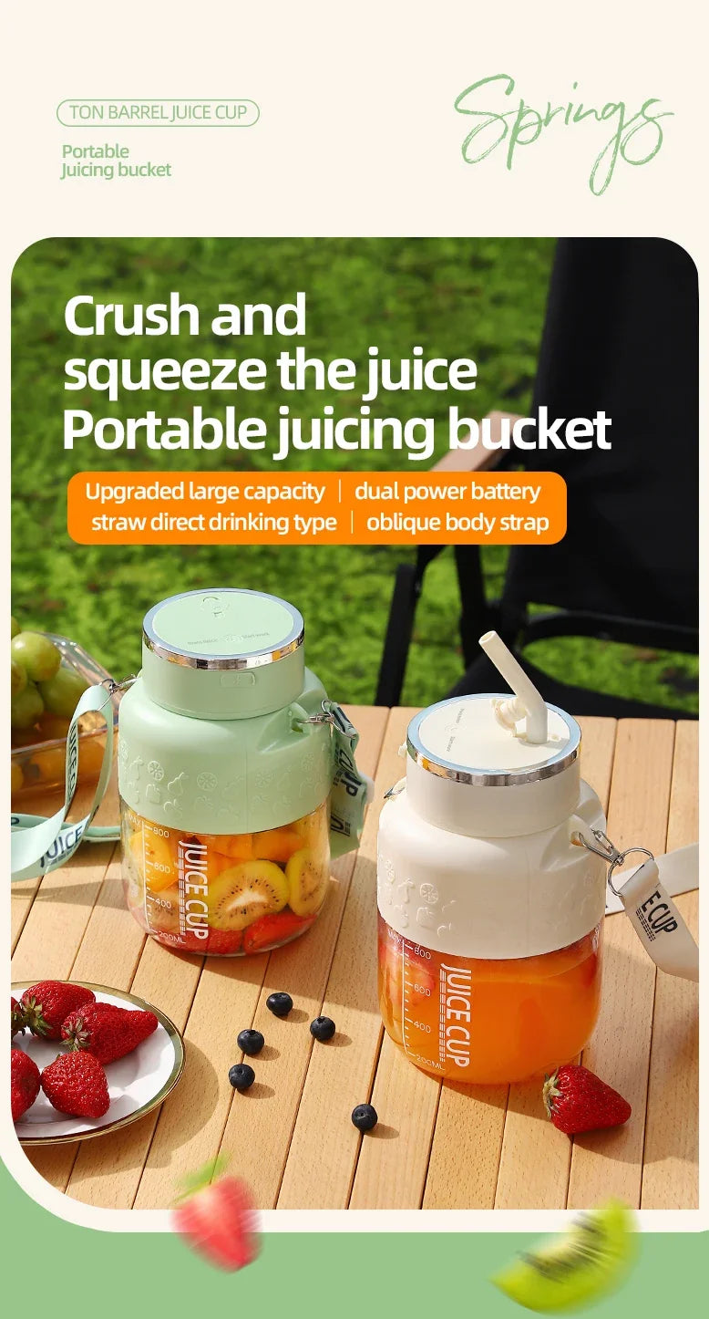 Portable Wireless Electric Juicer Cup  Blender